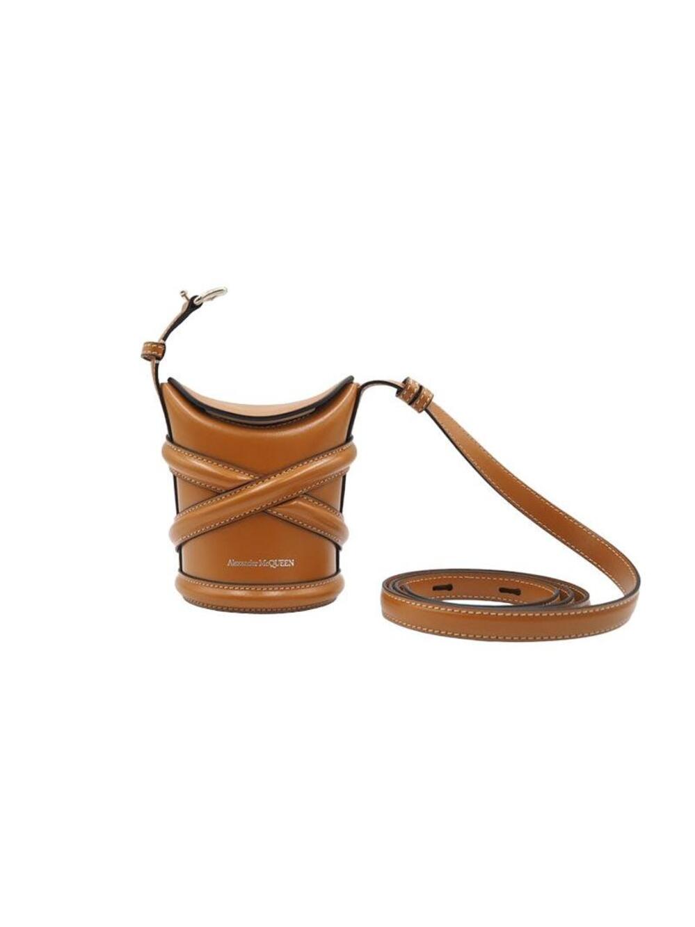 Alexander Mcqueen Curve Bucket Mini #357468F50B